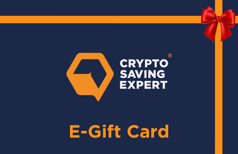 E-Gift Card cse logo | Crypto Gift Card cse | ECard front