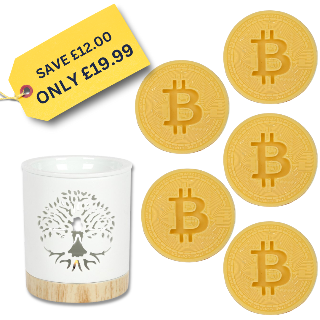 White Tree of Life Wax Burner tree  | Candle Wax Warmer 5 melts | Candle Oil Burner overview