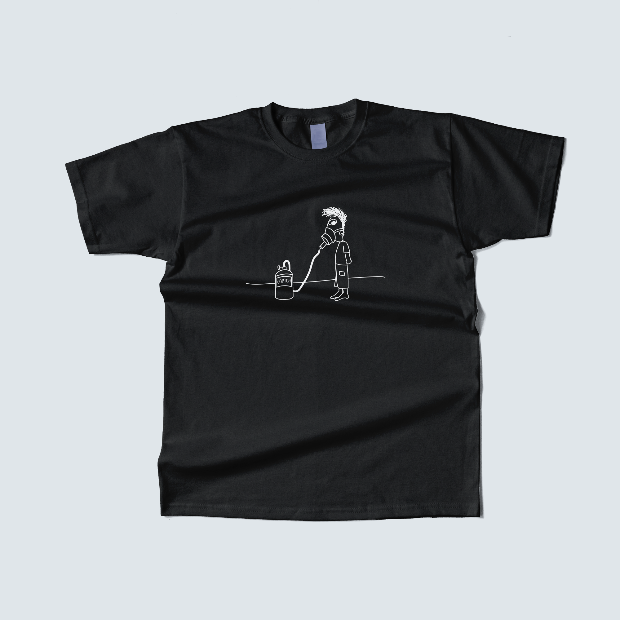 Copium Logo T-shirt | Black Copium T-shirt | Cryptocurrency Logo T-shirt