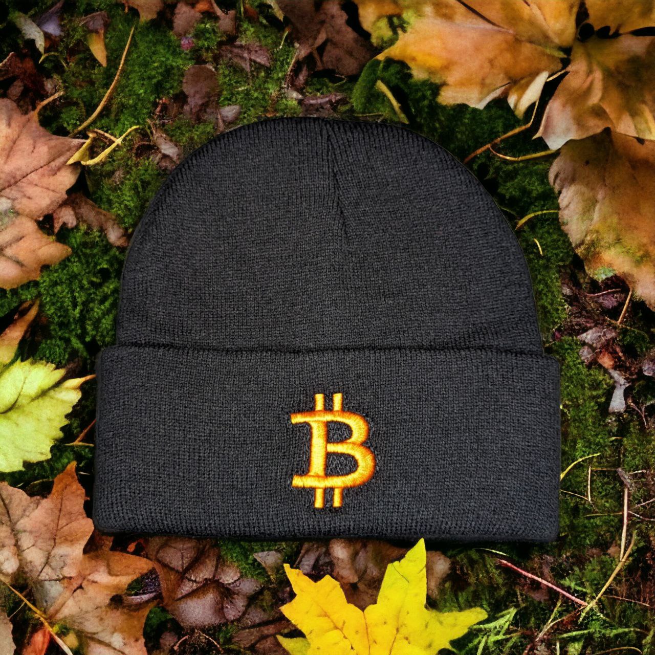 Bitcoin Beanie Hat, Crypto Beanie Hat, CSE Beanie Hat