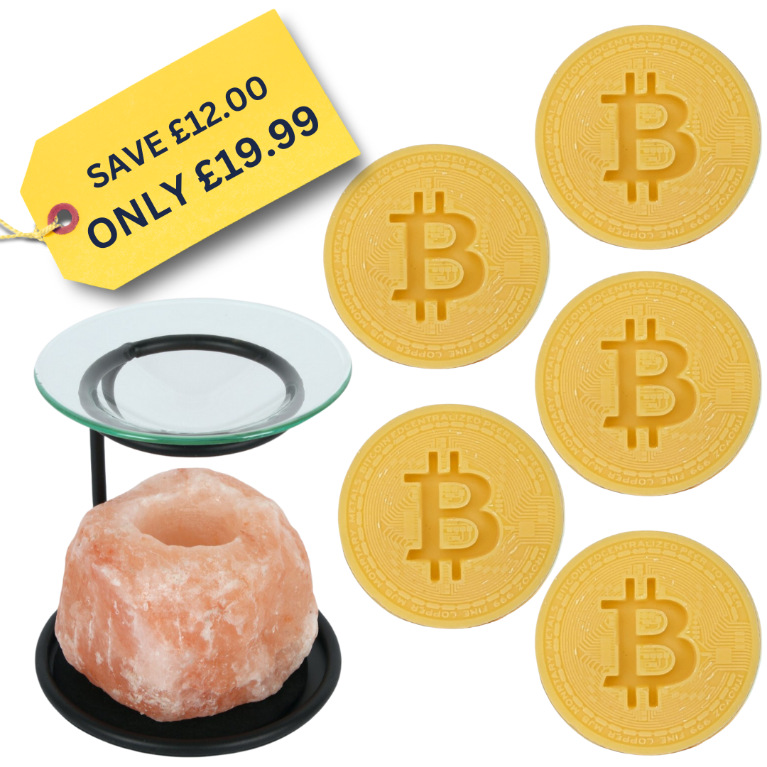 Himalayan Salt Wax Burner bundle deal | Candle Wax Warmer five melts | Candle Oil Burner deals